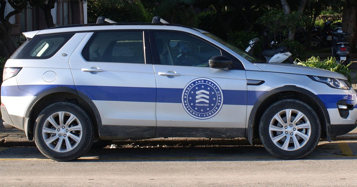 Automjet i agjencisë Frontex në portin e Kosit, Greqi (foto arkivi e përgjithshme, 2019)